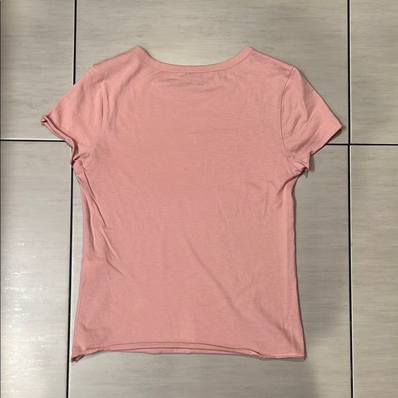 AllSaints Pink Short Sleeve T-Shirt - Picture 6 of 6